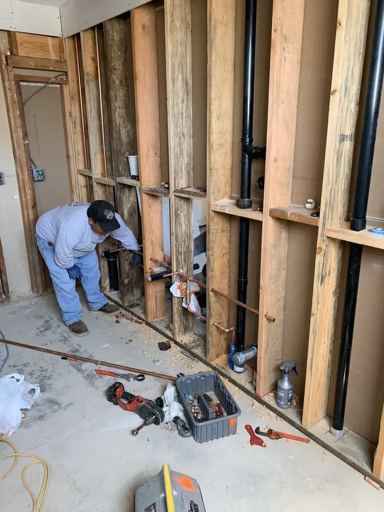 Commercial rough-in plumbing for Gas Line Repair in Colonial Heights